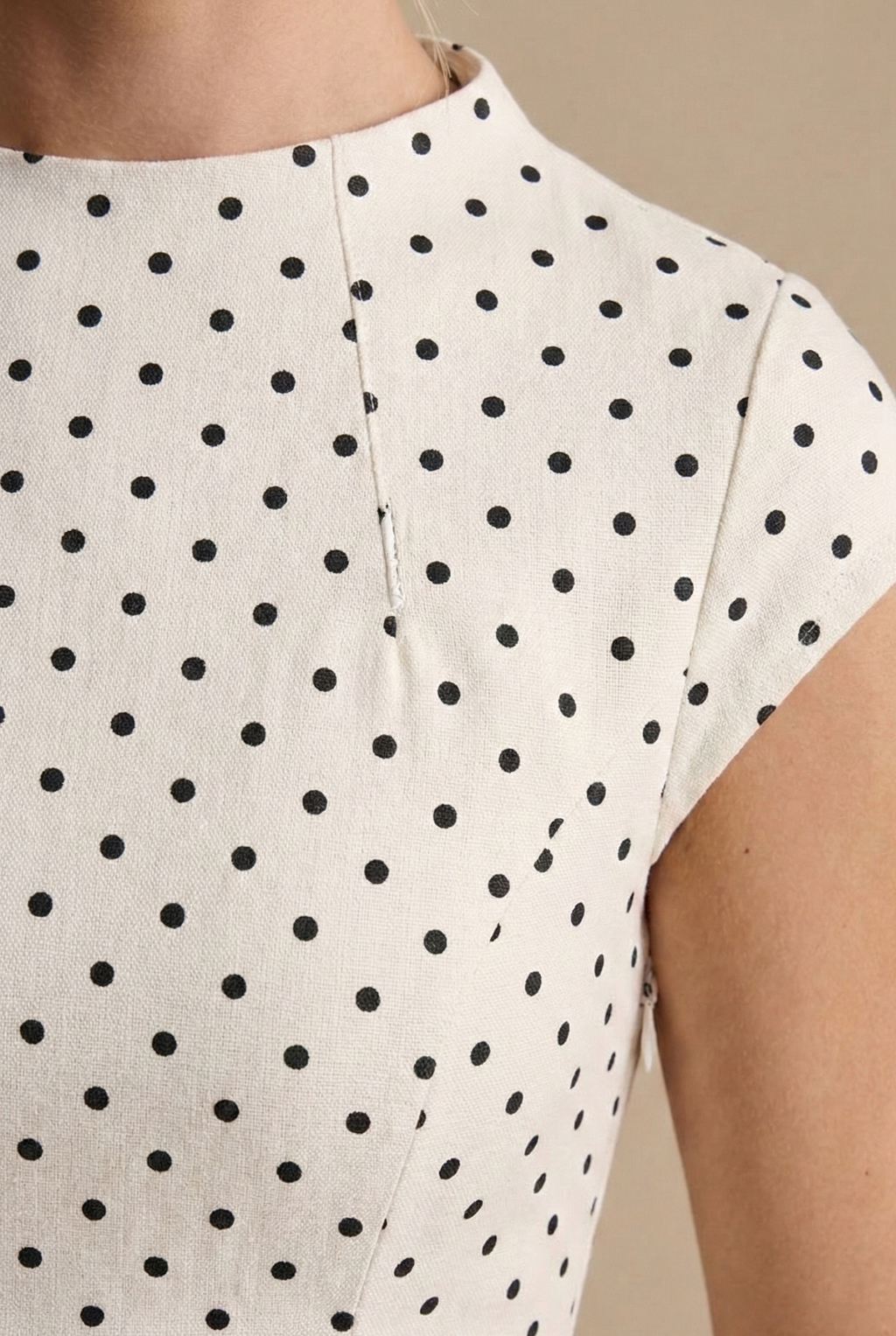 Imogen | Women's Pleated A Line Polka Dot Wedding Guest Dress