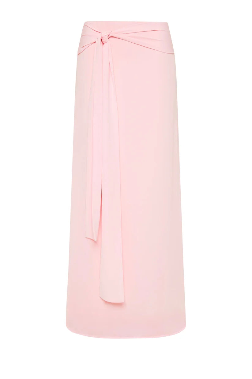 Indira | Women’s Strapless Waist Tie Cropped Two Piece Set