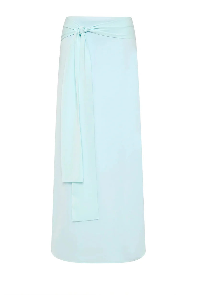 Indira | Women’s Strapless Waist Tie Cropped Two Piece Set