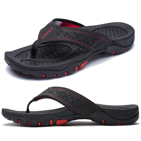 Isidore | Men's Sporty Slip On Summer Flip Flops