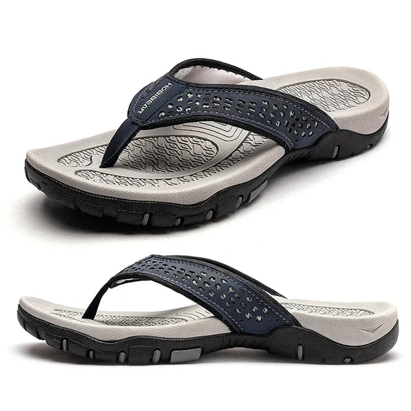 Isidore | Men's Sporty Slip On Summer Flip Flops