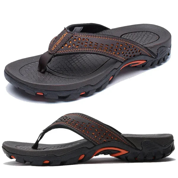 Isidore | Men's Sporty Slip On Summer Flip Flops