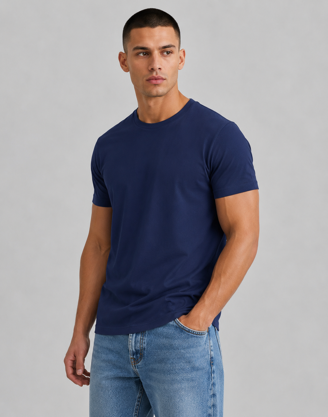 Isidro | Men's Round Neck Short Sleeve T Shirt