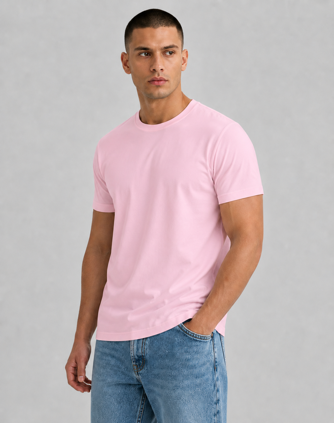 Isidro | Men's Round Neck Short Sleeve T Shirt