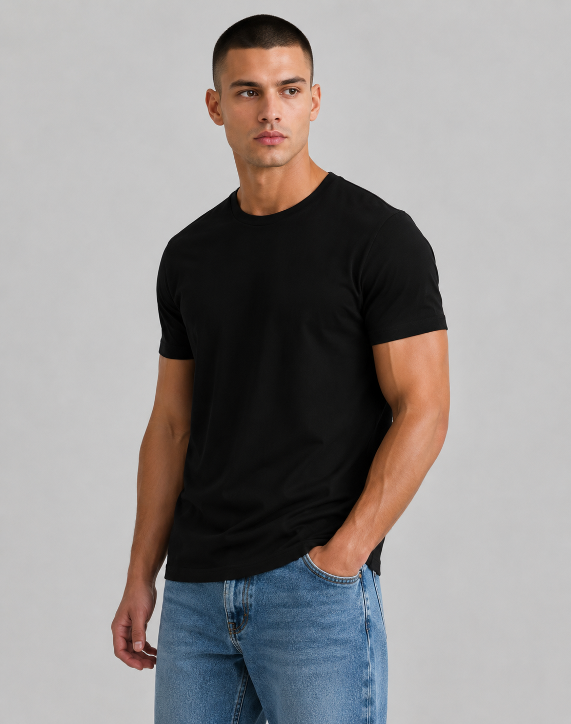 Isidro | Men's Round Neck Short Sleeve T Shirt