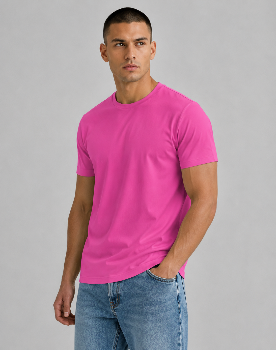 Isidro | Men's Round Neck Short Sleeve T Shirt
