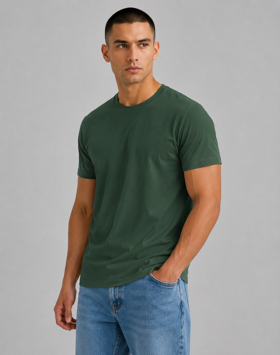 Isidro | Men's Round Neck Short Sleeve T Shirt