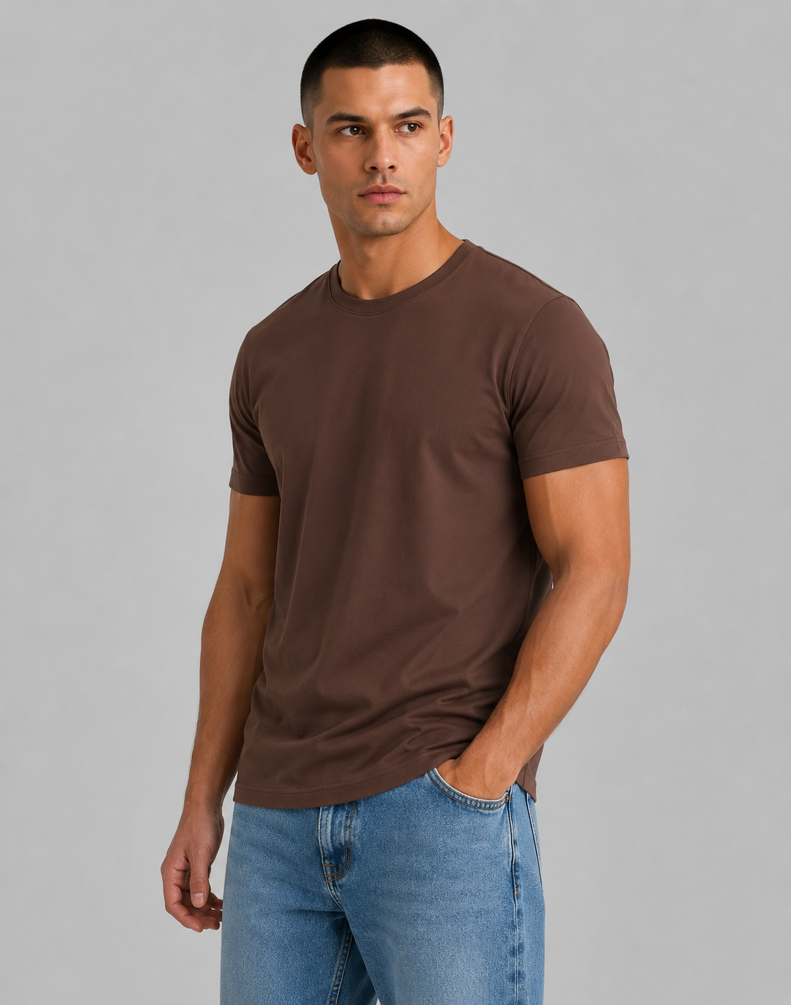 Isidro | Men's Round Neck Short Sleeve T Shirt