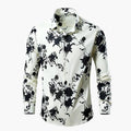 Ismael | Men's Botanical Floral Long Sleeve Dress Shirt