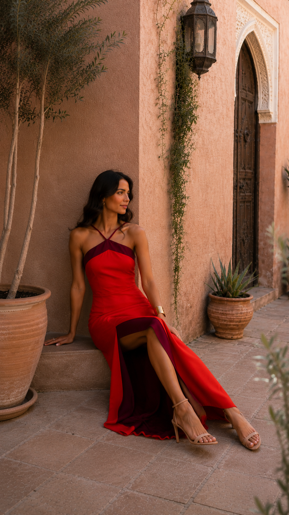 Jewel | Women's Strappy Sleeveless Wedding Guest Maxi Dress