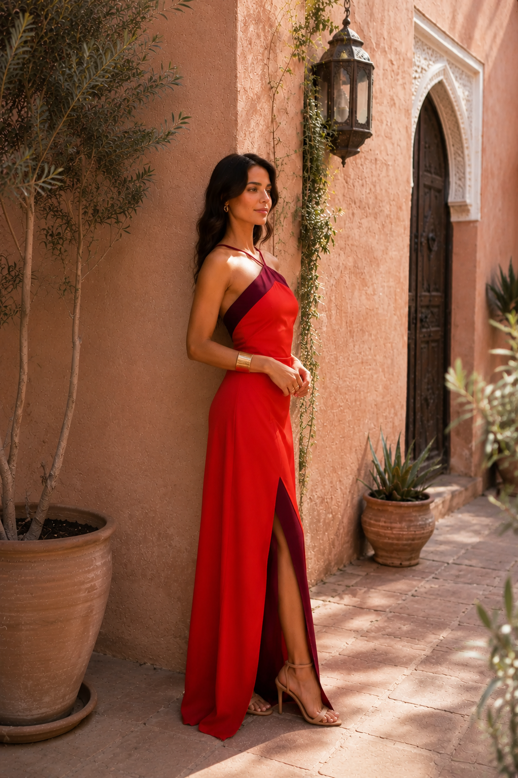 Jewel | Women's Strappy Sleeveless Wedding Guest Maxi Dress