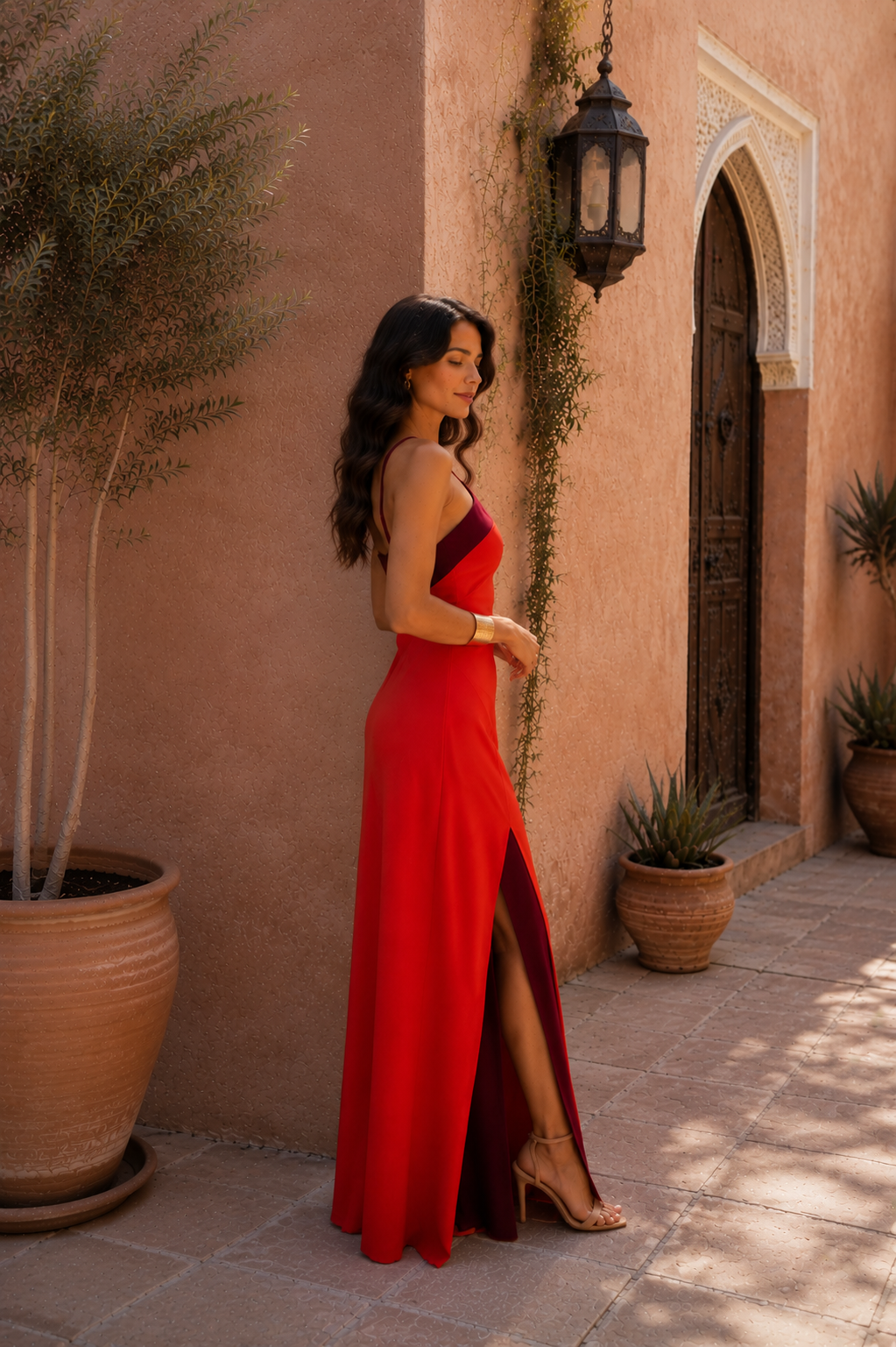 Jewel | Women's Strappy Sleeveless Wedding Guest Maxi Dress