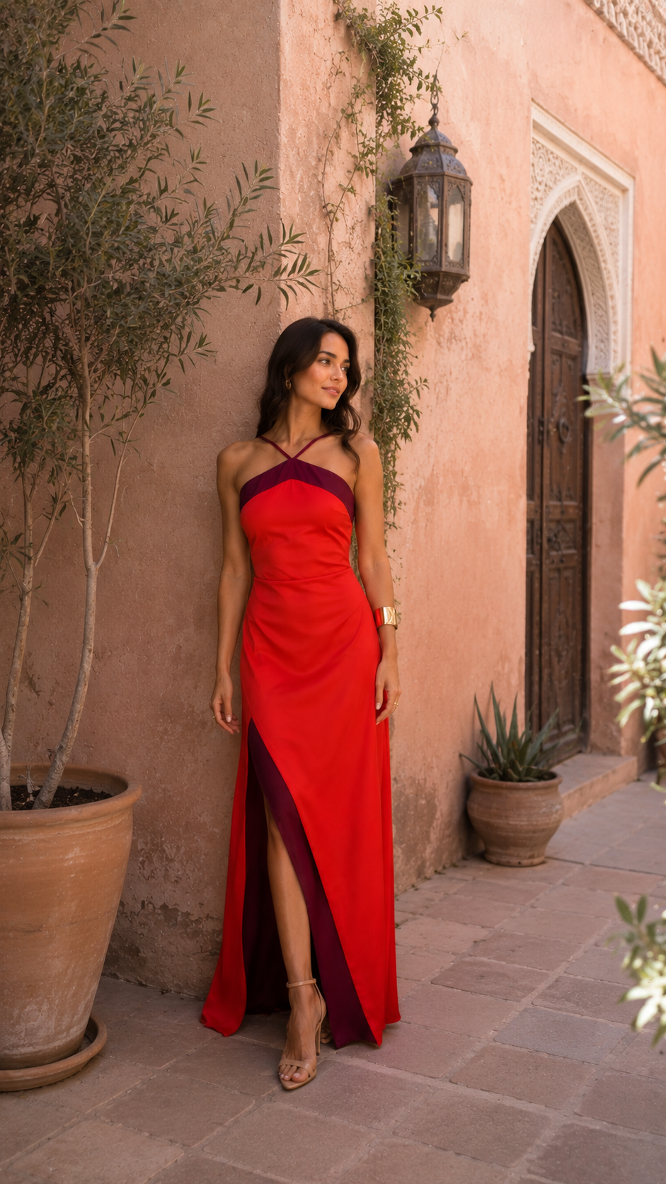 Jewel | Women's Strappy Sleeveless Wedding Guest Maxi Dress