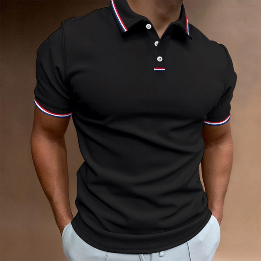 Johnathan | Men's Fitted Collared Short Sleeve Polo Shirt