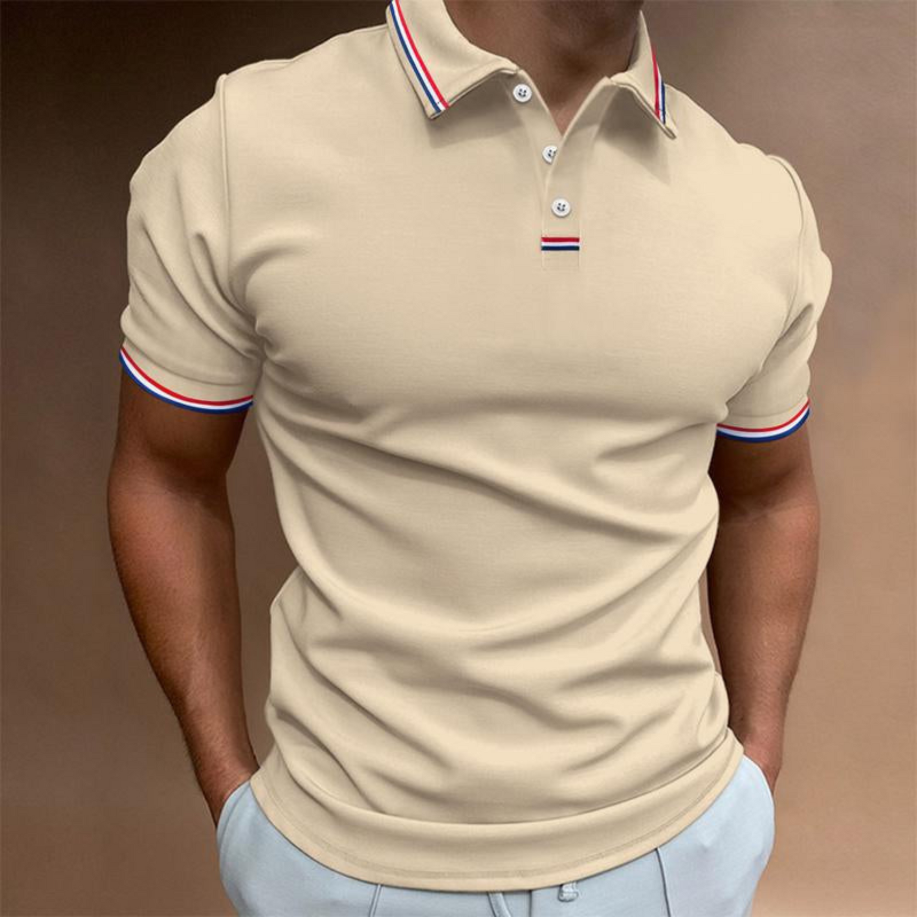 Johnathan | Men's Fitted Collared Short Sleeve Polo Shirt