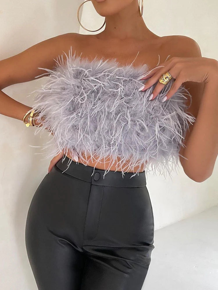 Brenda | Women’s Strapless Bandeau Summer Top