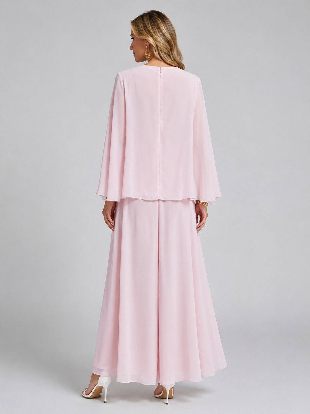 Kaley | Women’s Long Sleeve Scoop Neck Maxi Dress