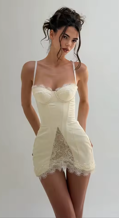 Katelyn | Women’s Sweetheart Neck Sleeveless Mini Dress