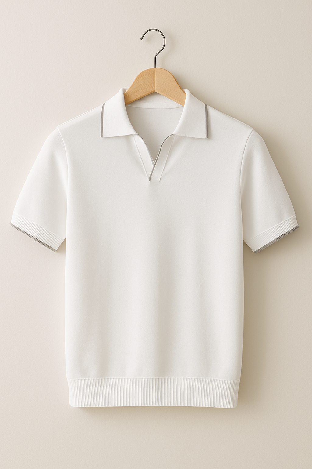 Keegan | Men's Contrast Trim Short Sleeve Polo Shirt