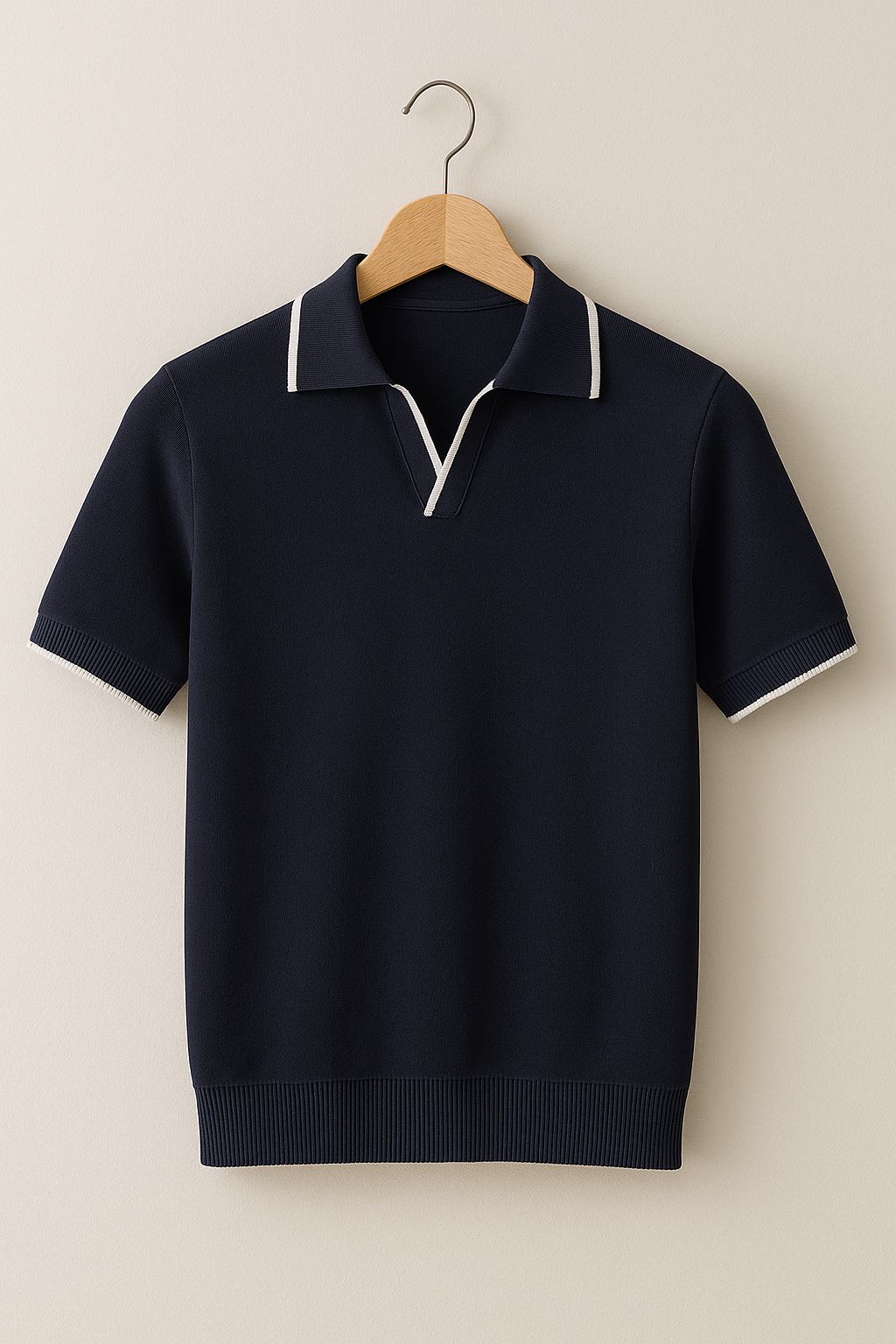 Keegan | Men's Contrast Trim Short Sleeve Polo Shirt