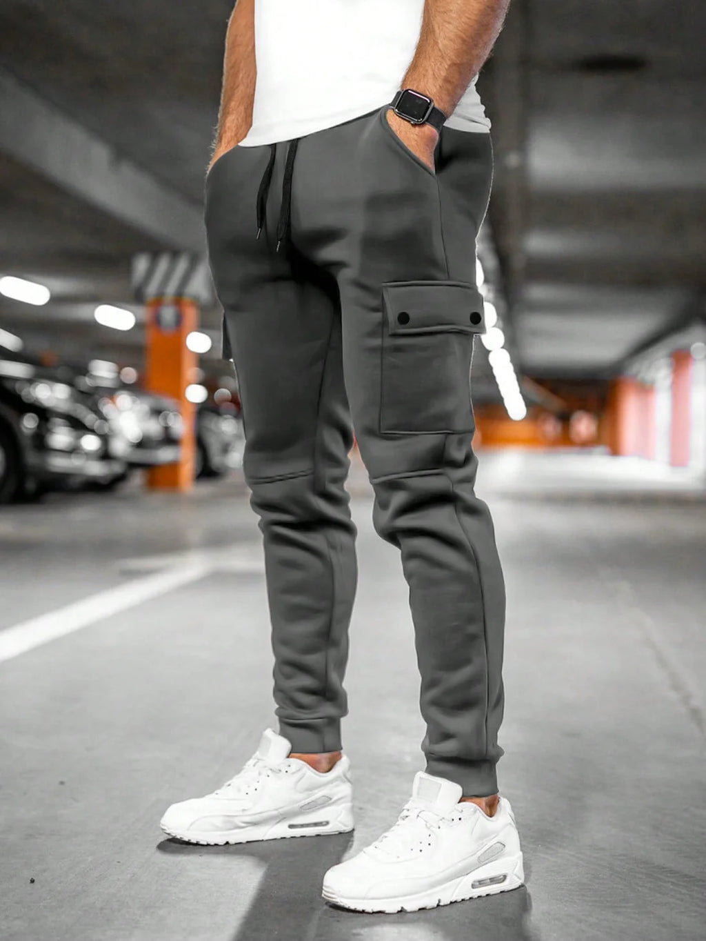 Kenneth | Men's Side Pocket Drawstring Slim Fit Trousers