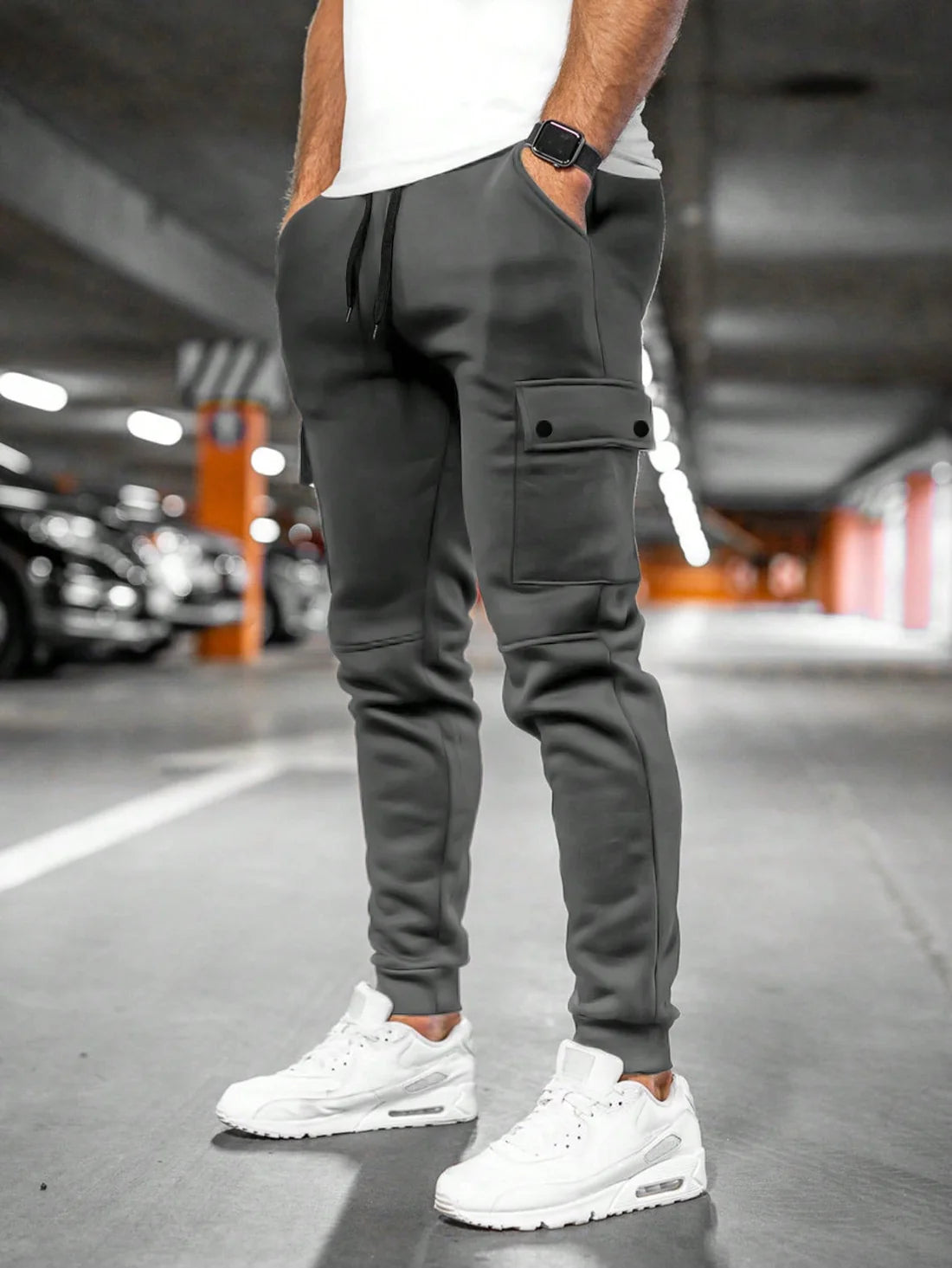 Kenneth | Men's Side Pocket Drawstring Slim Fit Trousers