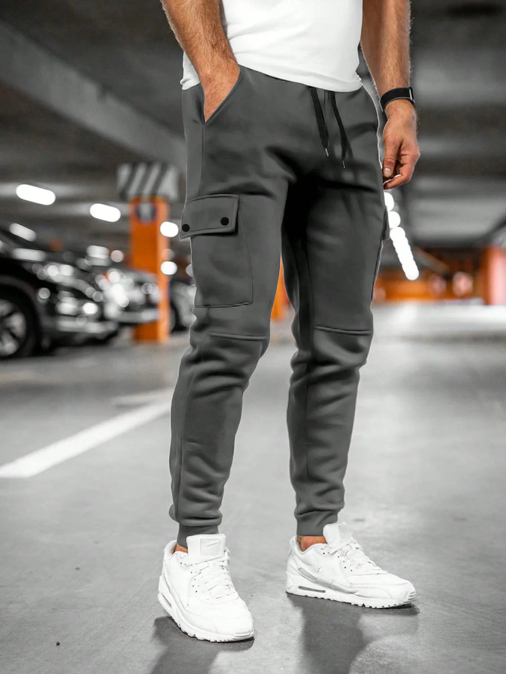 Kenneth | Men's Side Pocket Drawstring Slim Fit Trousers