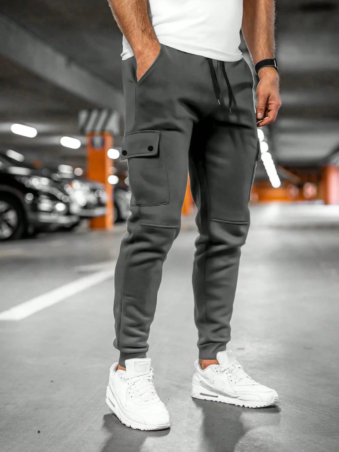 Kenneth | Men's Side Pocket Drawstring Slim Fit Trousers