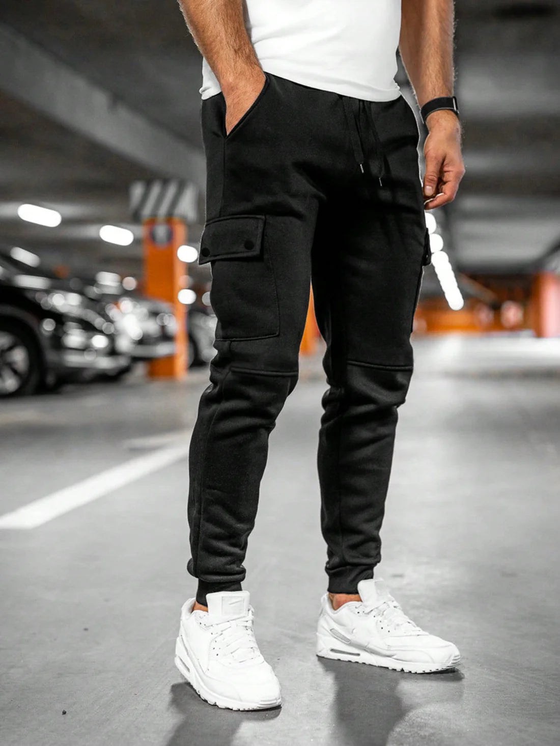 Kenneth | Men's Side Pocket Drawstring Slim Fit Trousers