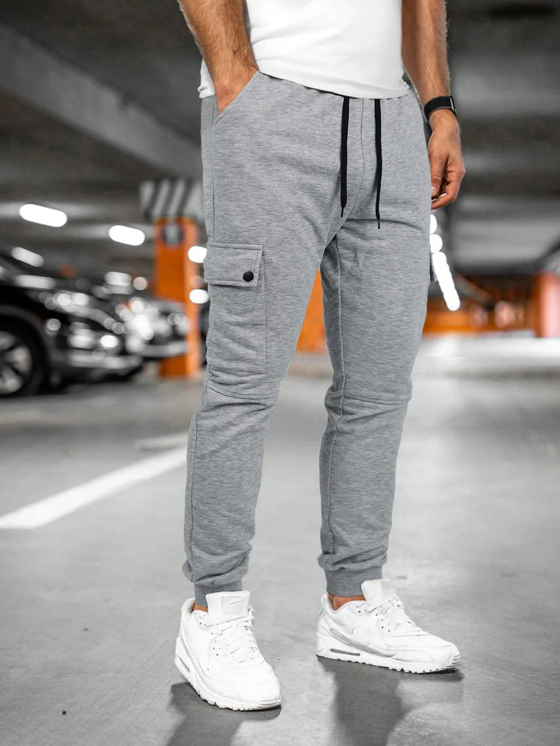 Kenneth | Men's Side Pocket Drawstring Slim Fit Trousers