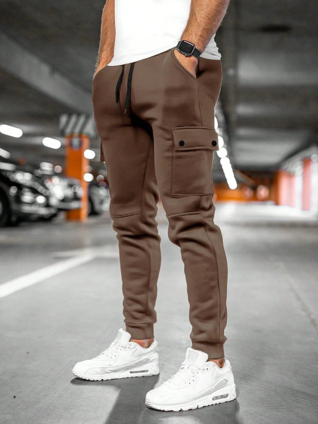 Kenneth | Men's Side Pocket Drawstring Slim Fit Trousers