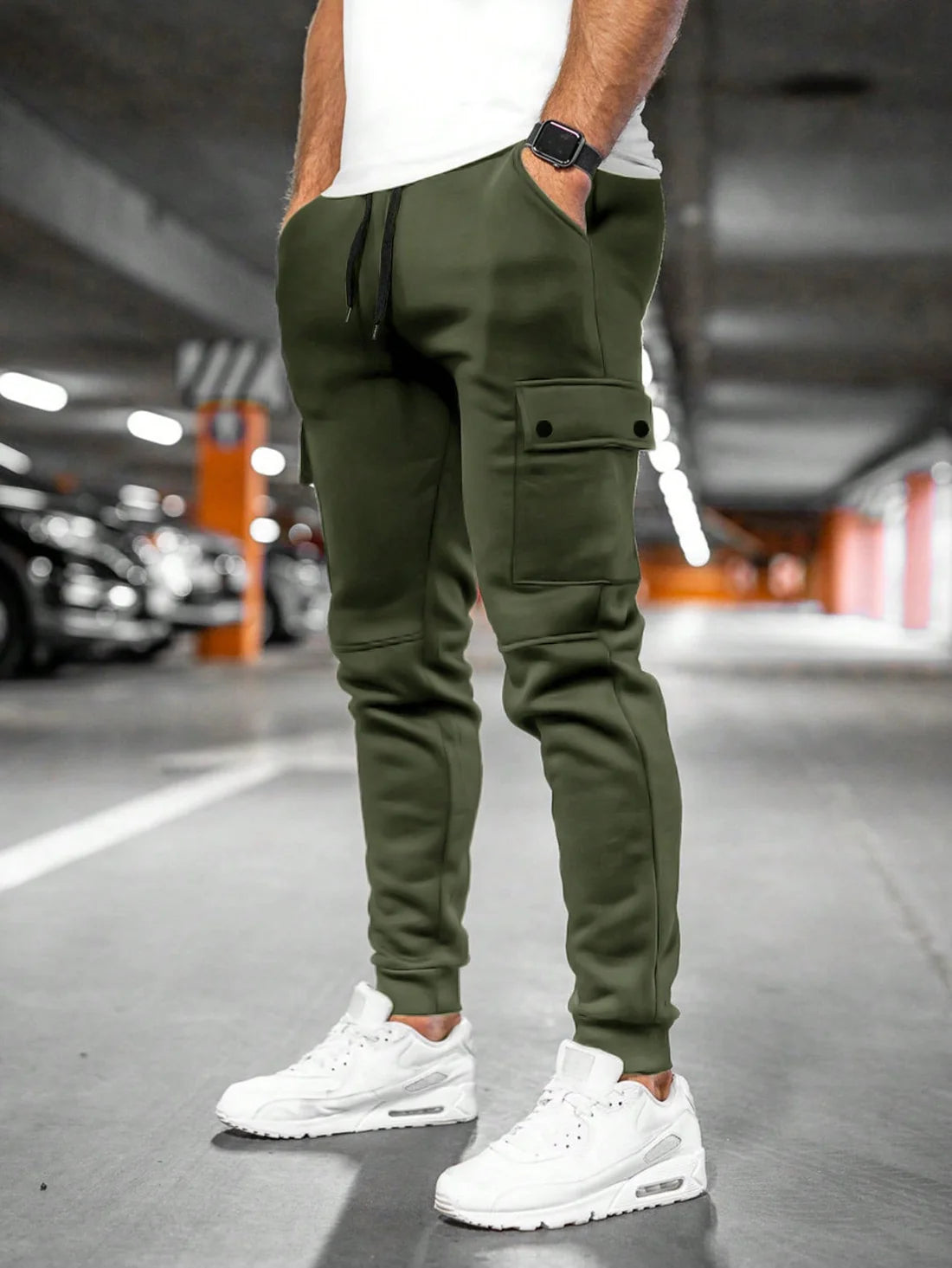 Kenneth | Men's Side Pocket Drawstring Slim Fit Trousers