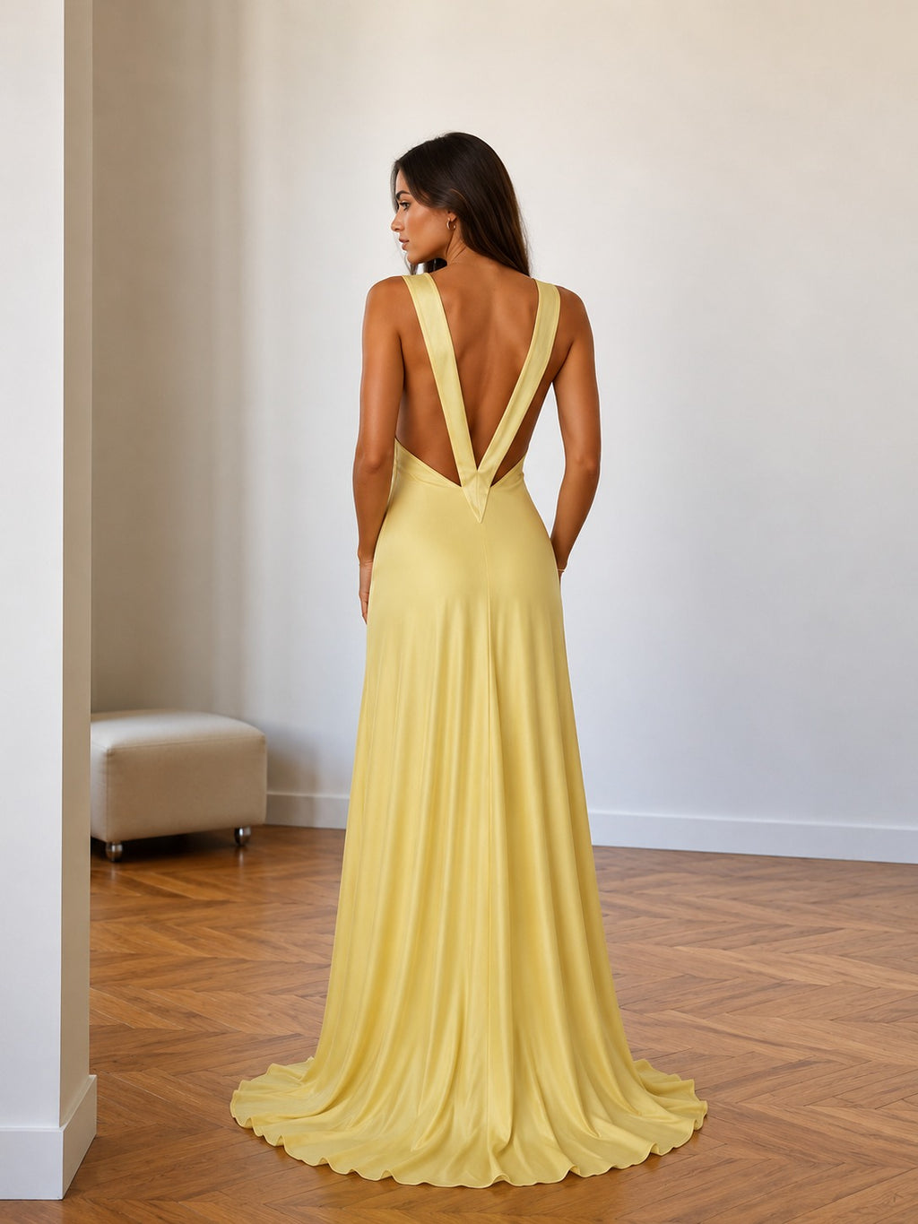 Kiera | Women’s Sleeveless Halter Neck Flowy Maxi Dress