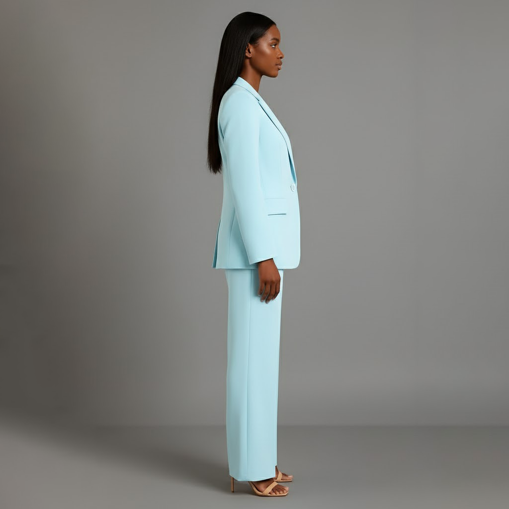 Kimberly | Women’s V Neck Long Sleeve Matching Suit