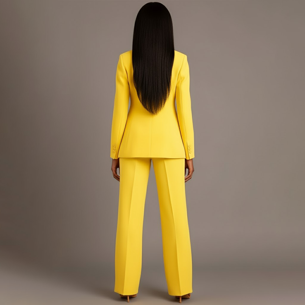 Kimberly | Women’s V Neck Long Sleeve Matching Suit