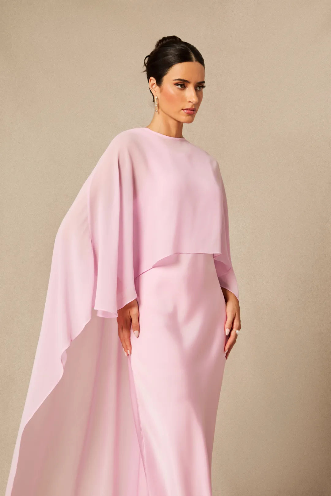 Kyra | Women’s Crew Neck Sleeveless Flowy Wedding Guest Dress