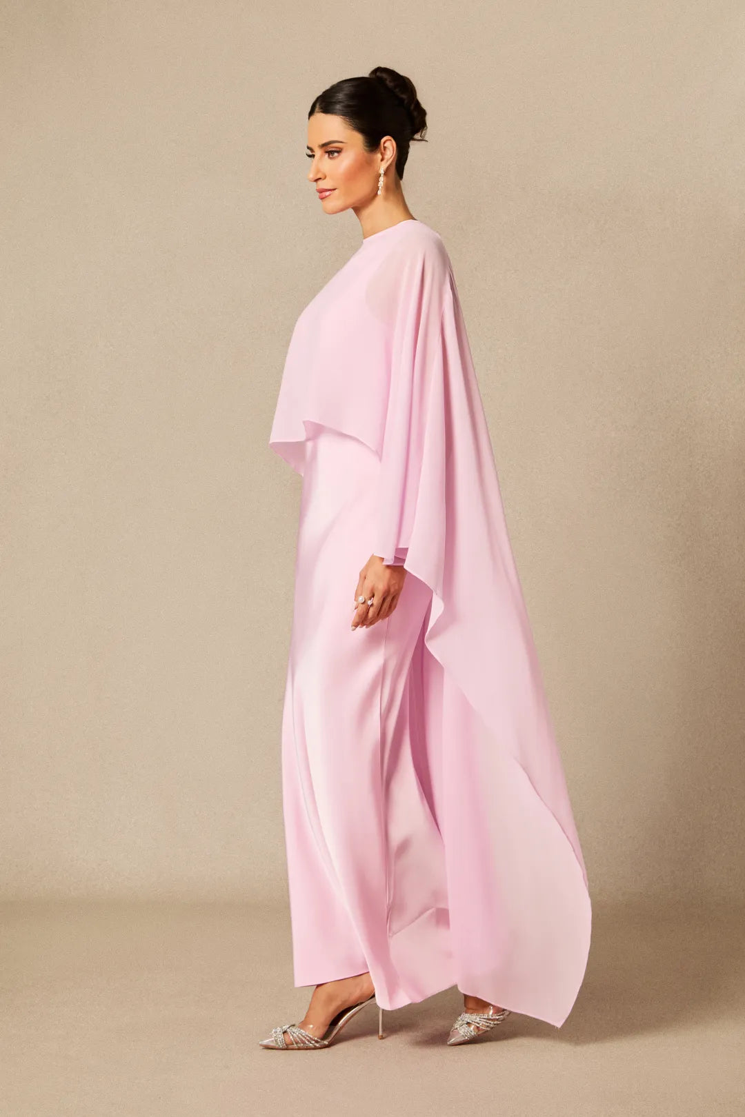 Kyra | Women’s Crew Neck Sleeveless Flowy Wedding Guest Dress