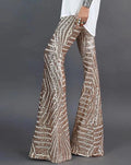 Lauren | Women’s Flare Leg Glitter Sequin Pants