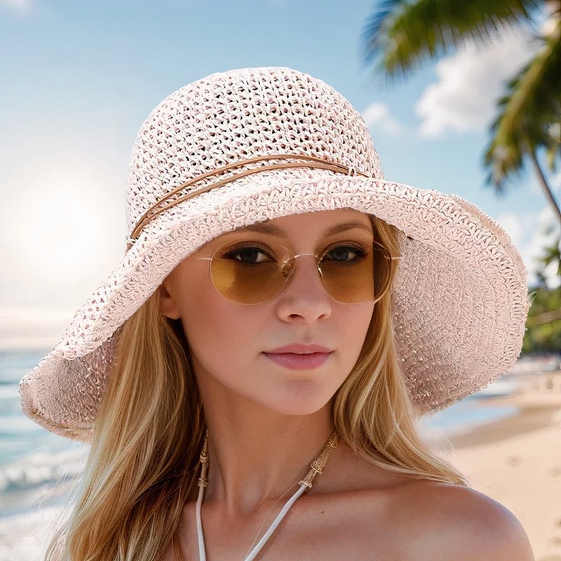 Laverne | Women's Wide Brim Woven Summer Beach Hat