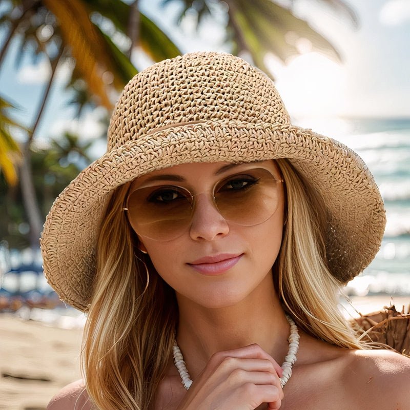 Laverne | Women's Wide Brim Woven Summer Beach Hat