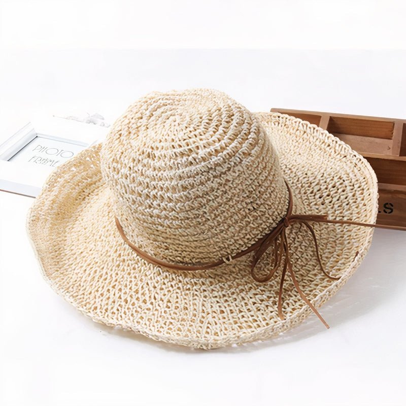 Laverne | Women's Wide Brim Woven Summer Beach Hat