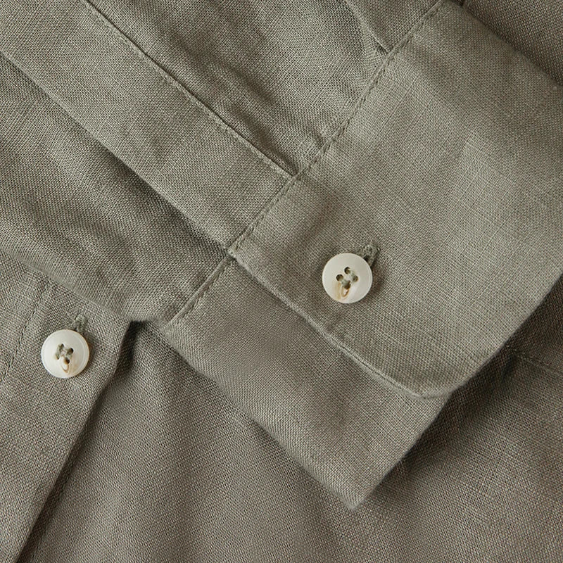 Lavinia | Women's Chest Pocket Collared Long Sleeve Shirt