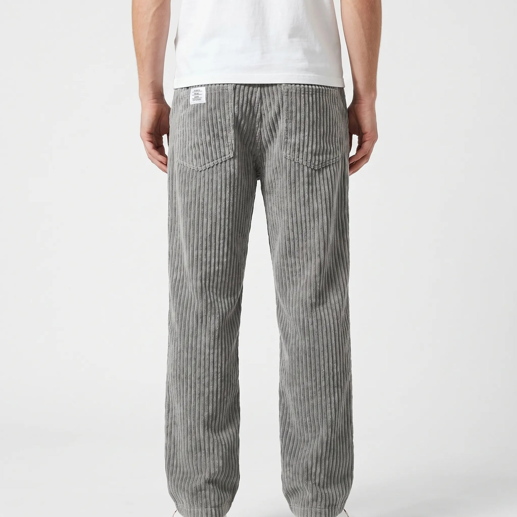 Lawrence | Men's Ribbed Straight Leg Pocket Trousers