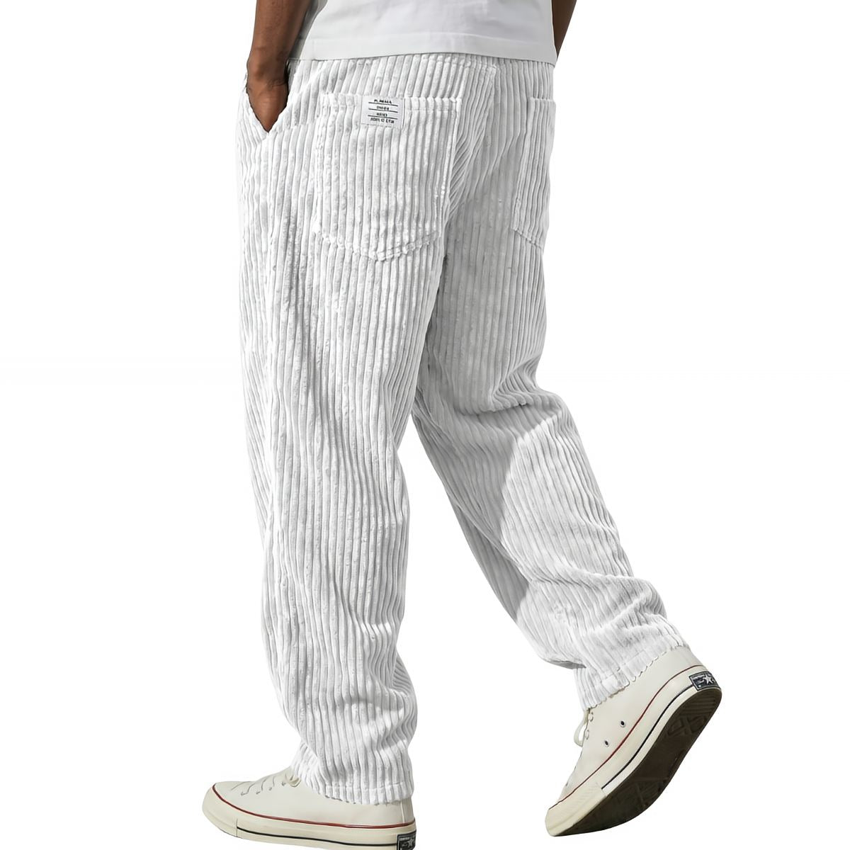 Lawrence | Men's Ribbed Straight Leg Pocket Trousers