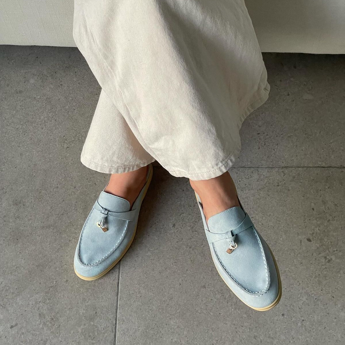 Leanne | Women’s Almond Toe Slip On Low Heel Dress Loafers