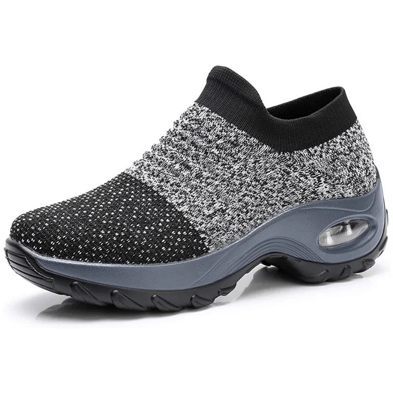 Leona | Women’s Platform Slip On Closed Toe Walking Sneakers