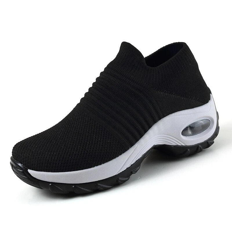 Leona | Women’s Platform Slip On Closed Toe Walking Sneakers