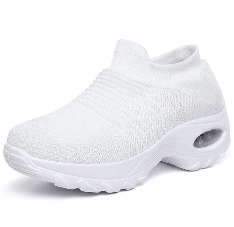 Leona | Women’s Platform Slip On Closed Toe Walking Sneakers