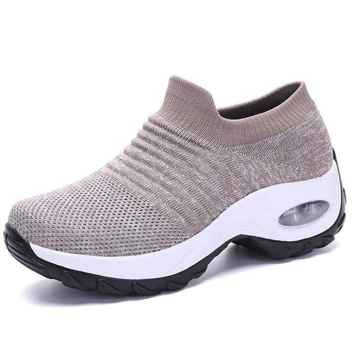 Leona | Women’s Platform Slip On Closed Toe Walking Sneakers