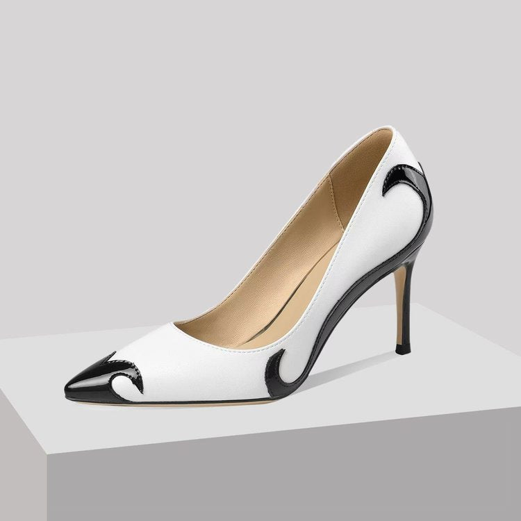Lindsay | Women's Slip On Pointed Toe High Heels